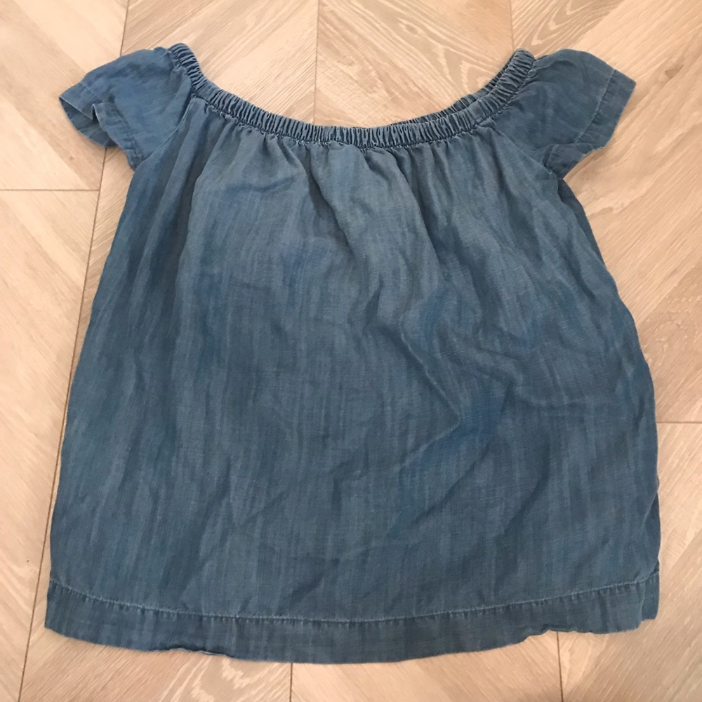 Cloth & Stone XS Denim Tunic Top Anthropologie